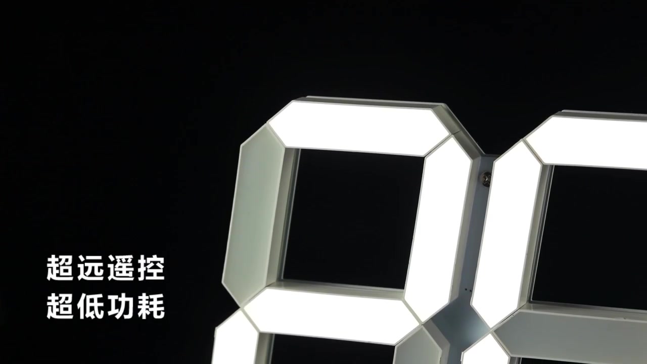 驰海chkosdaled电子钟桌面倒计时器大屏数字时钟床头闹钟夜光钟电子