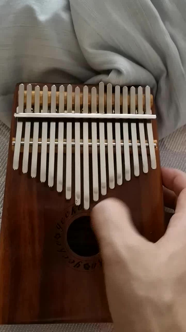 gecko壁虎拇指琴便携卡林巴琴17音非洲手指琴拇指琴乐器kalimba枫木