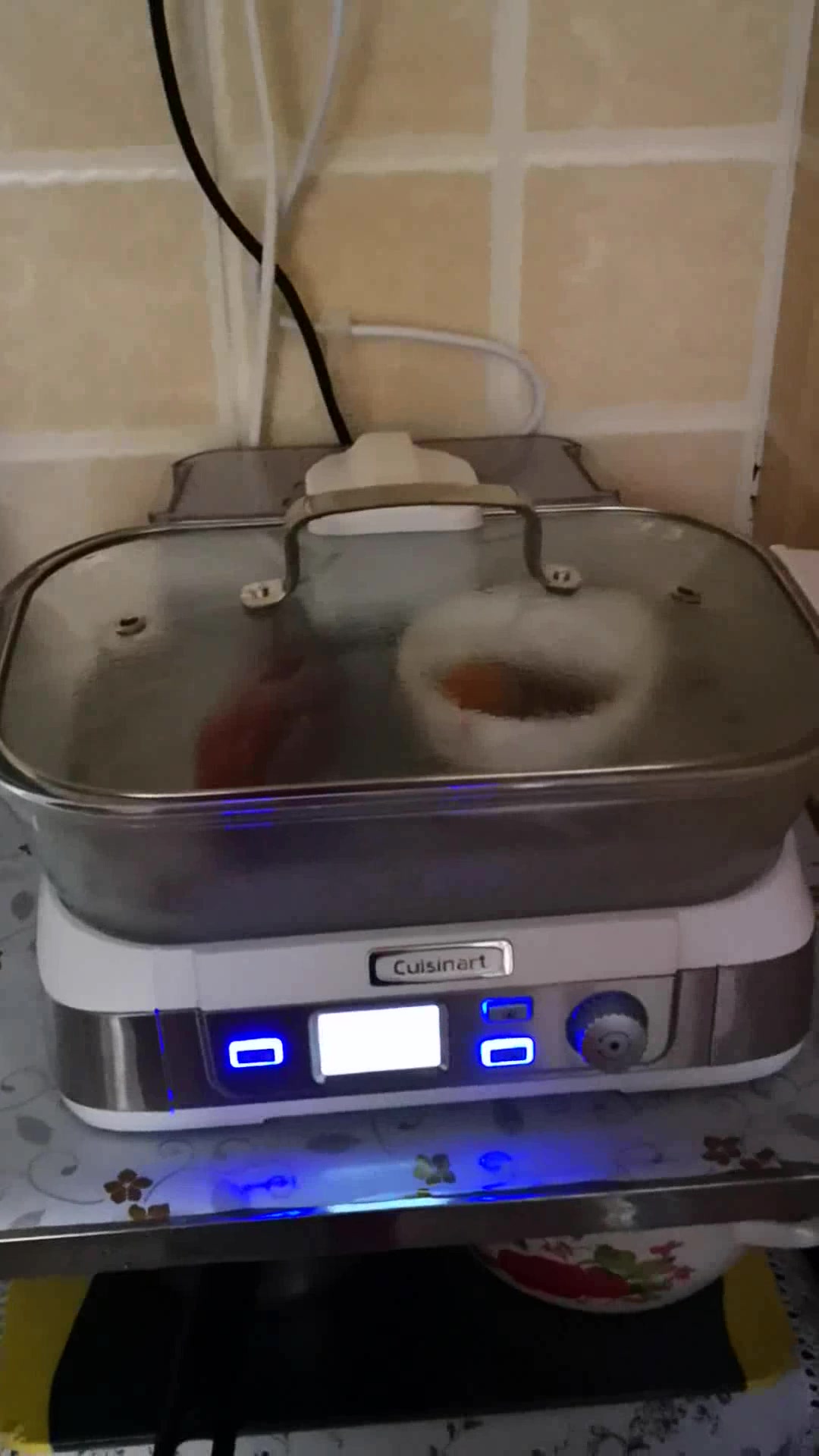 美膳雅(cuisinart)玻璃电蒸锅 高温蒸汽 多功能锅 海鲜家用 多用途