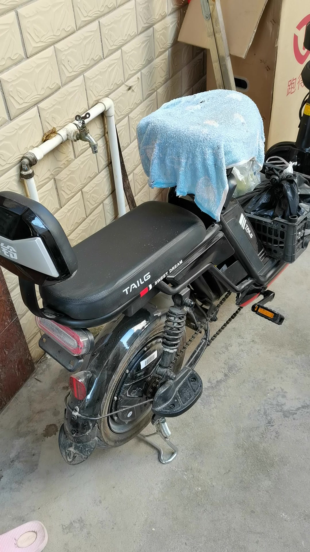 台铃(tailg)gl5新国标电动自行车 48v锂电池代步电动助力车 双减震