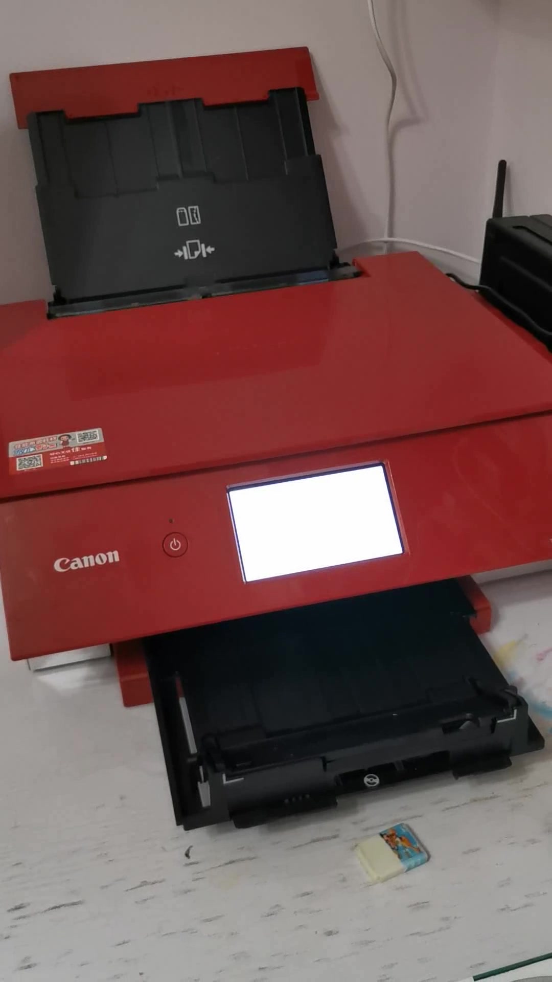 佳能ts8380照片打印机双面六色家用办公多功能复印学生一体机小型手机