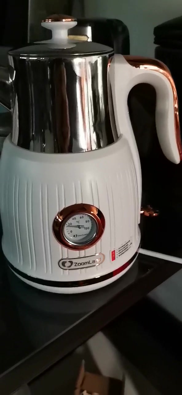 卓朗zoomland电水壶热水壶17l电热水壶食品级304不锈钢电烧水壶家用开