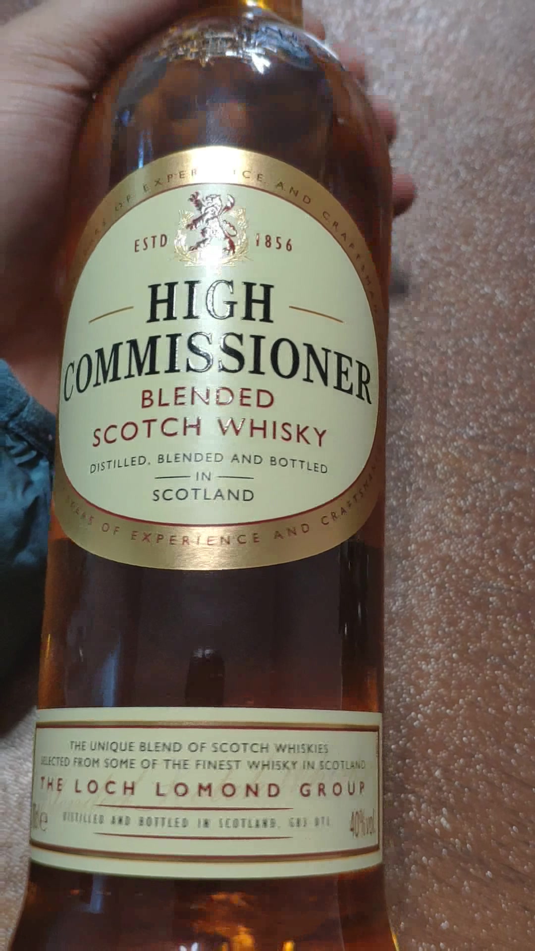 英国高司令调配型苏格兰威士忌700ml 进口洋酒 high commissioner 700