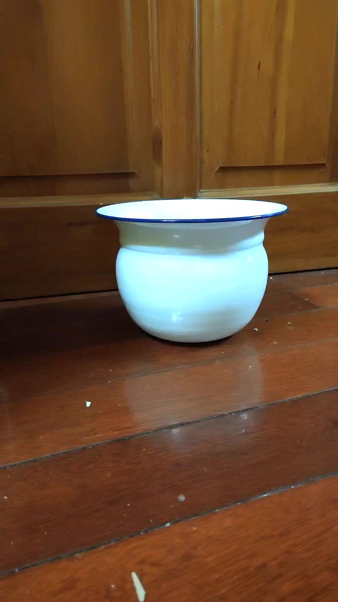 辉成绘通加厚搪瓷痰盂矮痰桶小孩搪瓷尿盆老人坐便器尿桶配盖垫刷全红