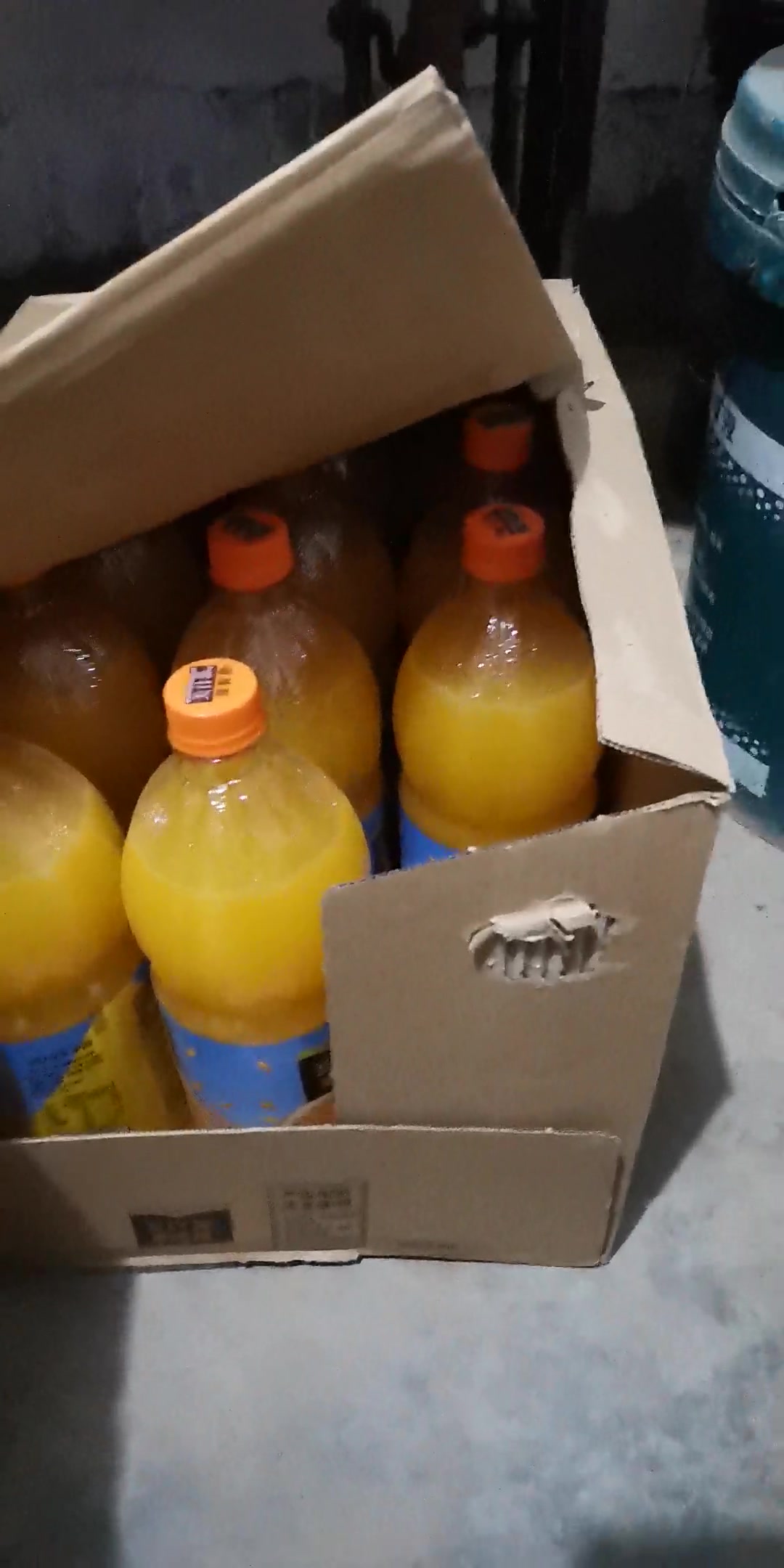 可口可乐果粒橙125l12瓶整箱