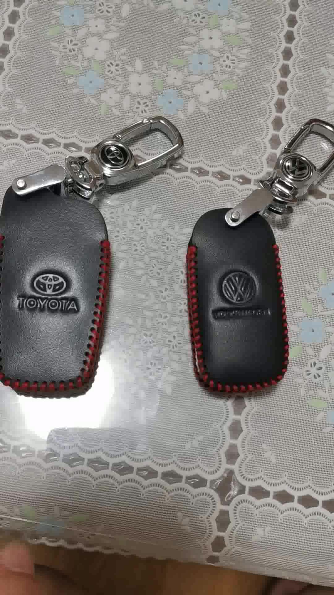 丰田皇冠钥匙包专用于1218款新皇冠钥匙套真皮汽车14代皇冠车钥匙套20