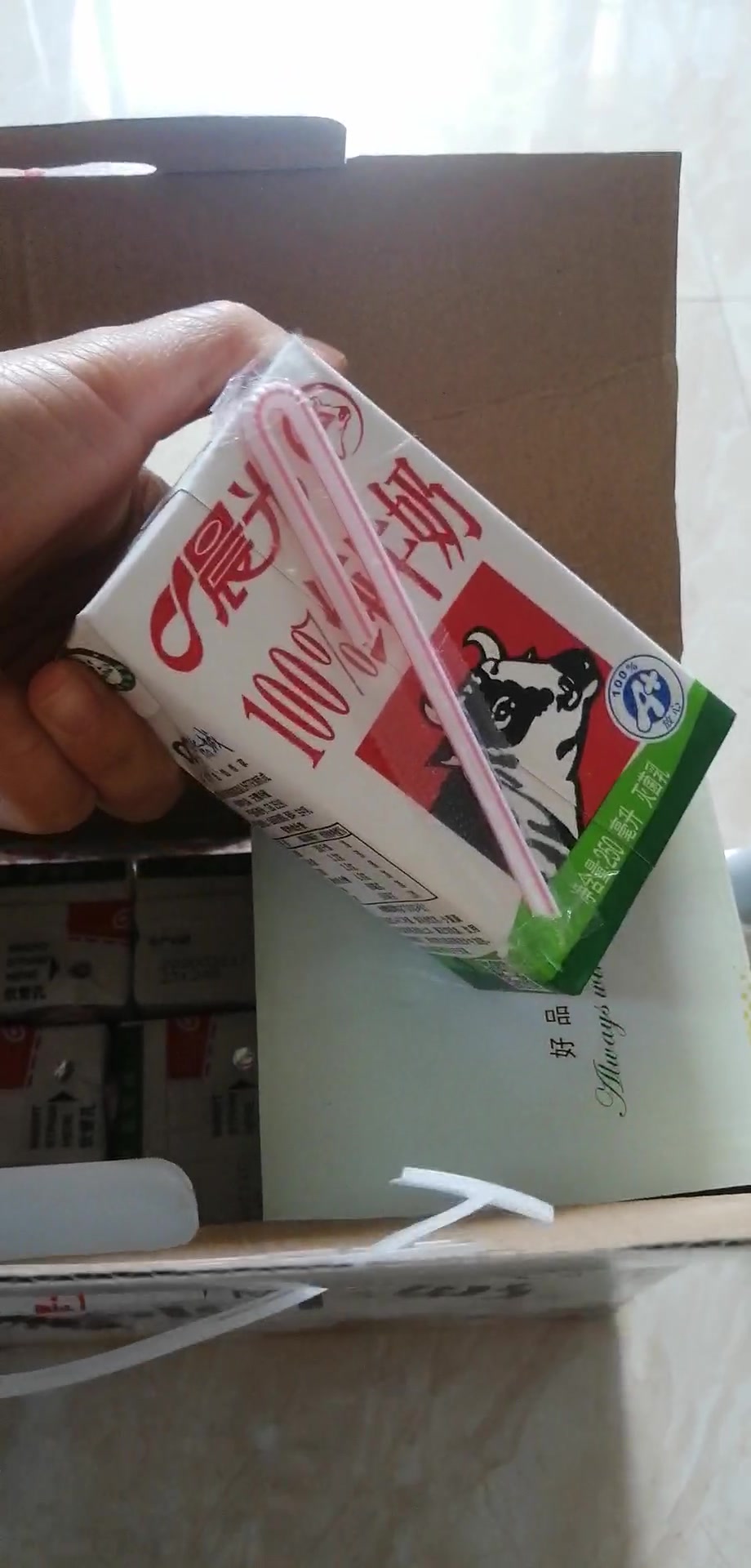 晨光原味酸牛奶乳饮品250ml24盒整箱常温早餐奶家庭量版装