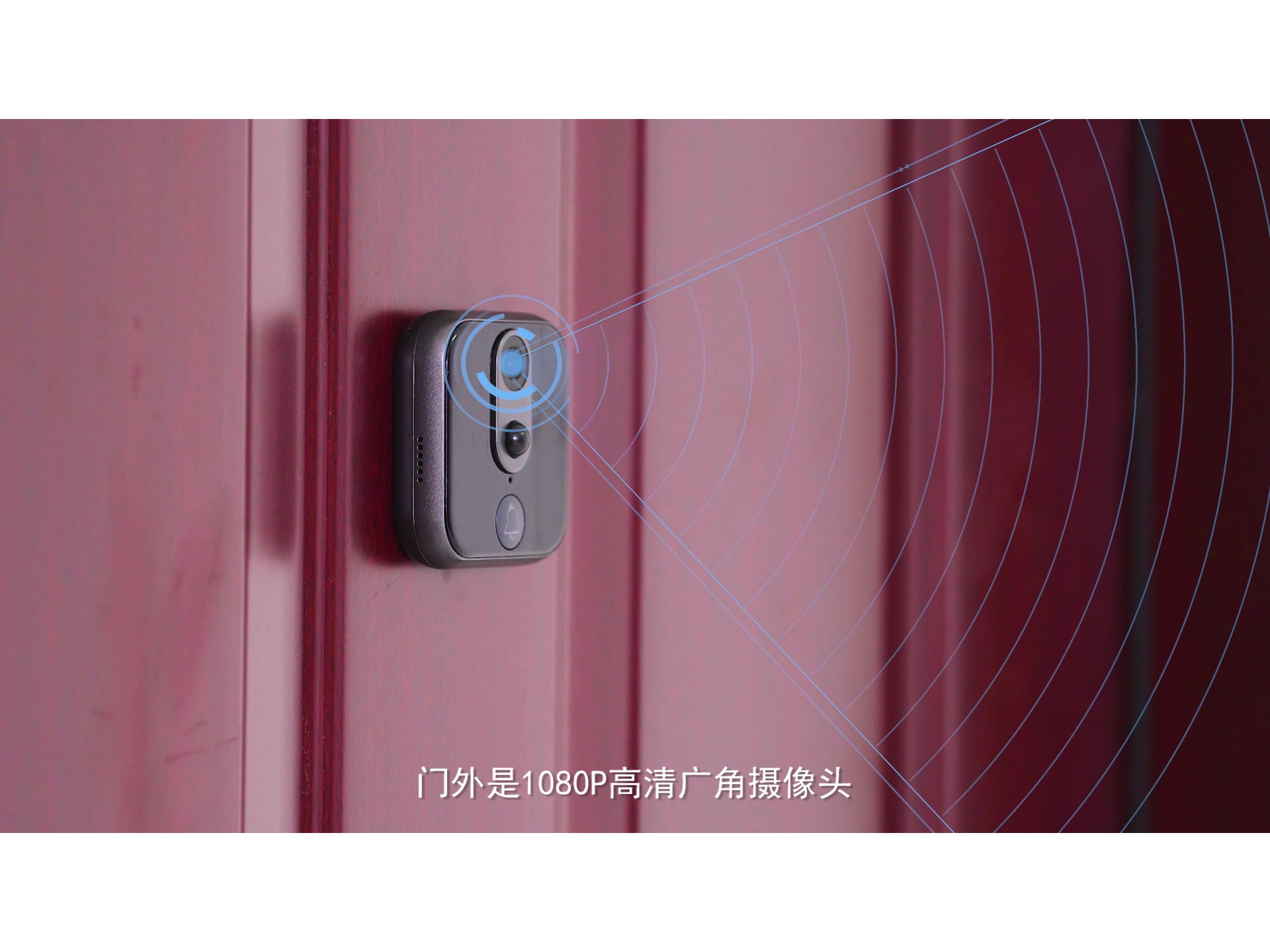 斑点猫 智能猫眼摄像头电子可视门铃防盗门监控家用门镜远程 x3黑曜灰