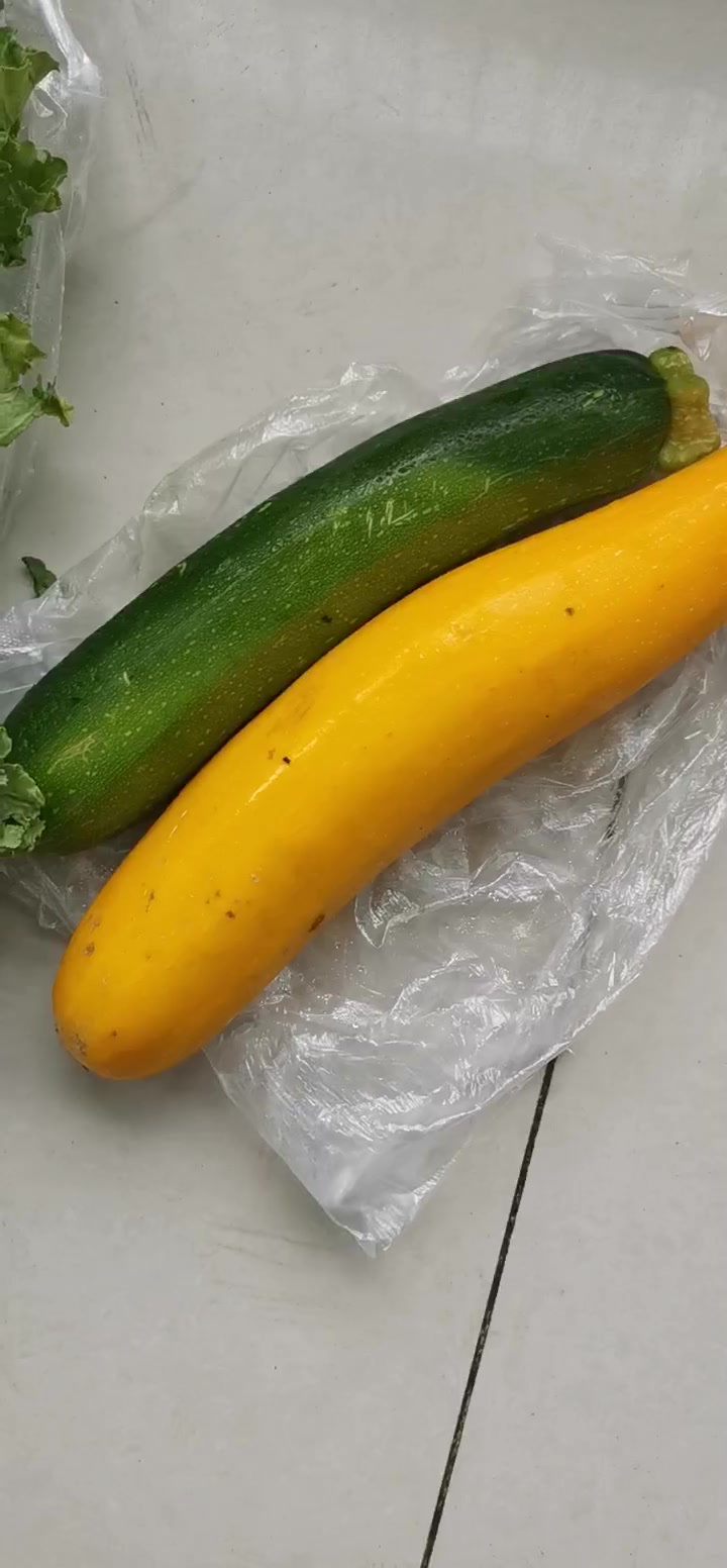 绿食者新鲜青黄节瓜500g青黄西葫芦新鲜蔬菜西餐食材