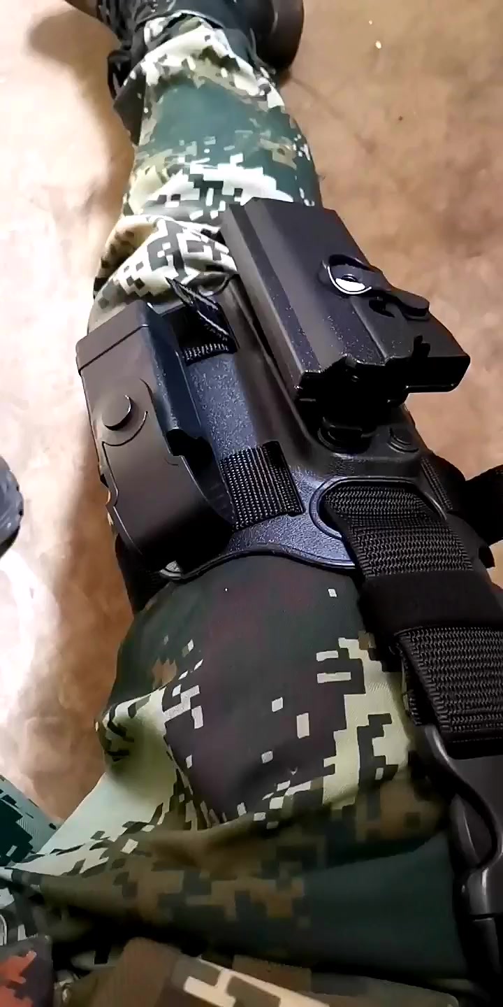 影视舞台道具 92g式战术快拔绑腿腰挂套92改腰套92枪套弹夹套腰腿两用