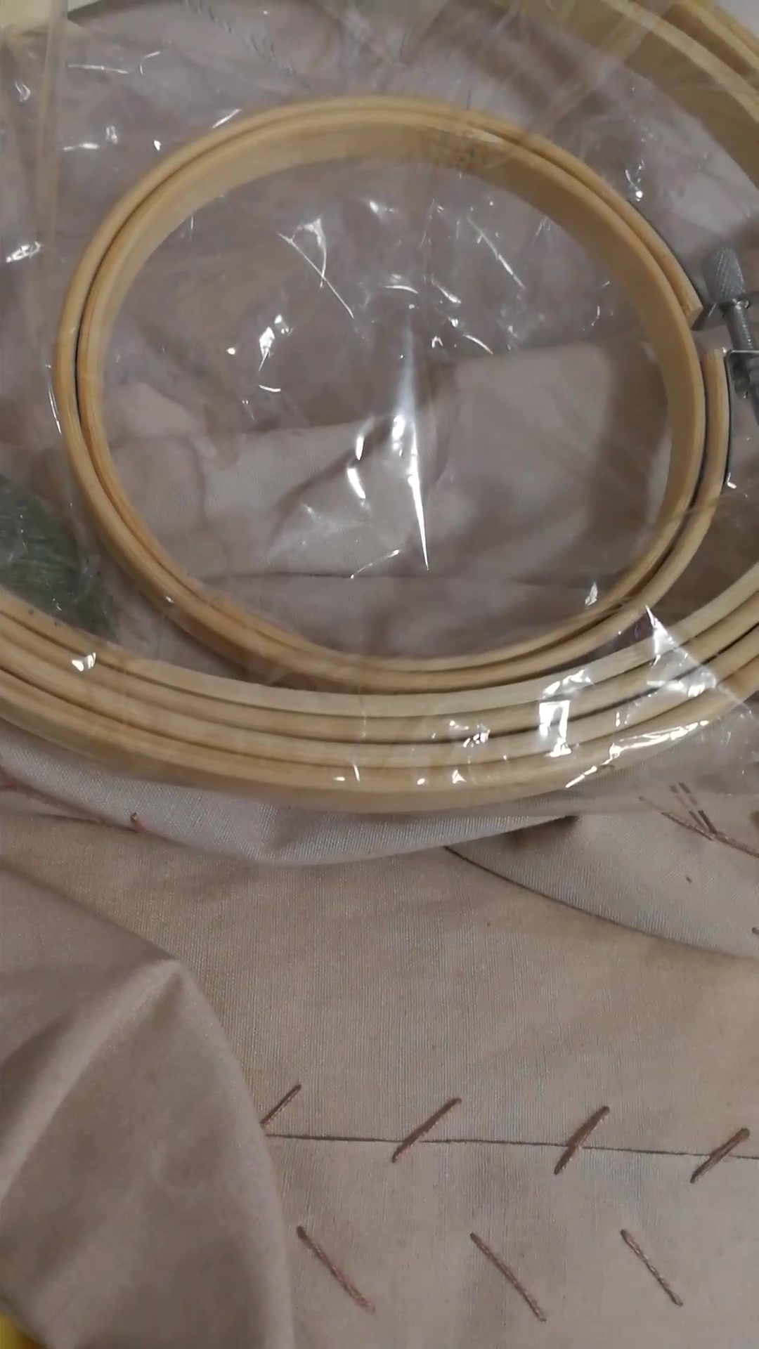 手工diy竹绷子绣花绷绣框布艺刺绣绷子刺绣绣圈竹制复古绣绷40cm