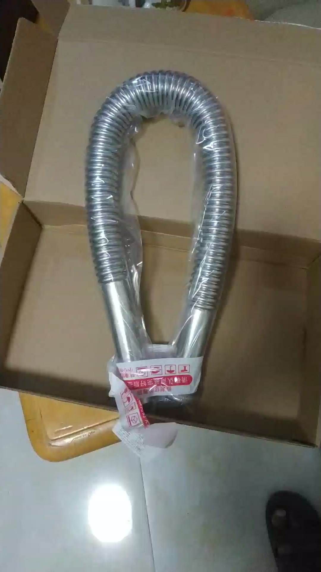 名荣卫浴面盆s弯洗脸盆不锈钢下水管s弯防臭下水管波纹管台盆面盆洗手