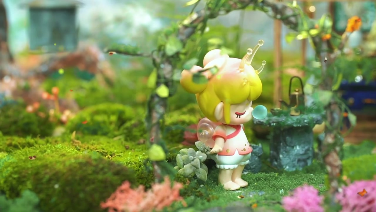 若态若来盲盒nanci囡茜林深不知处仙境国风鼻涕泡娃娃手办创意潮玩具