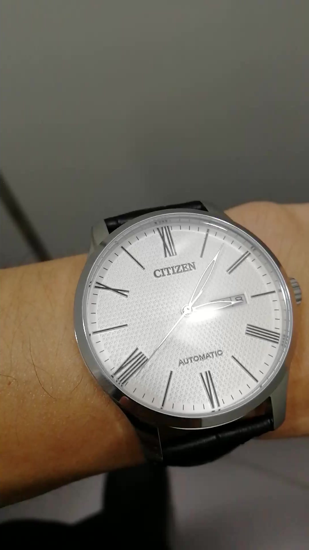 西铁城(citizen) 时尚手表自动机械皮表带商务男表nh8350-08bb【图片