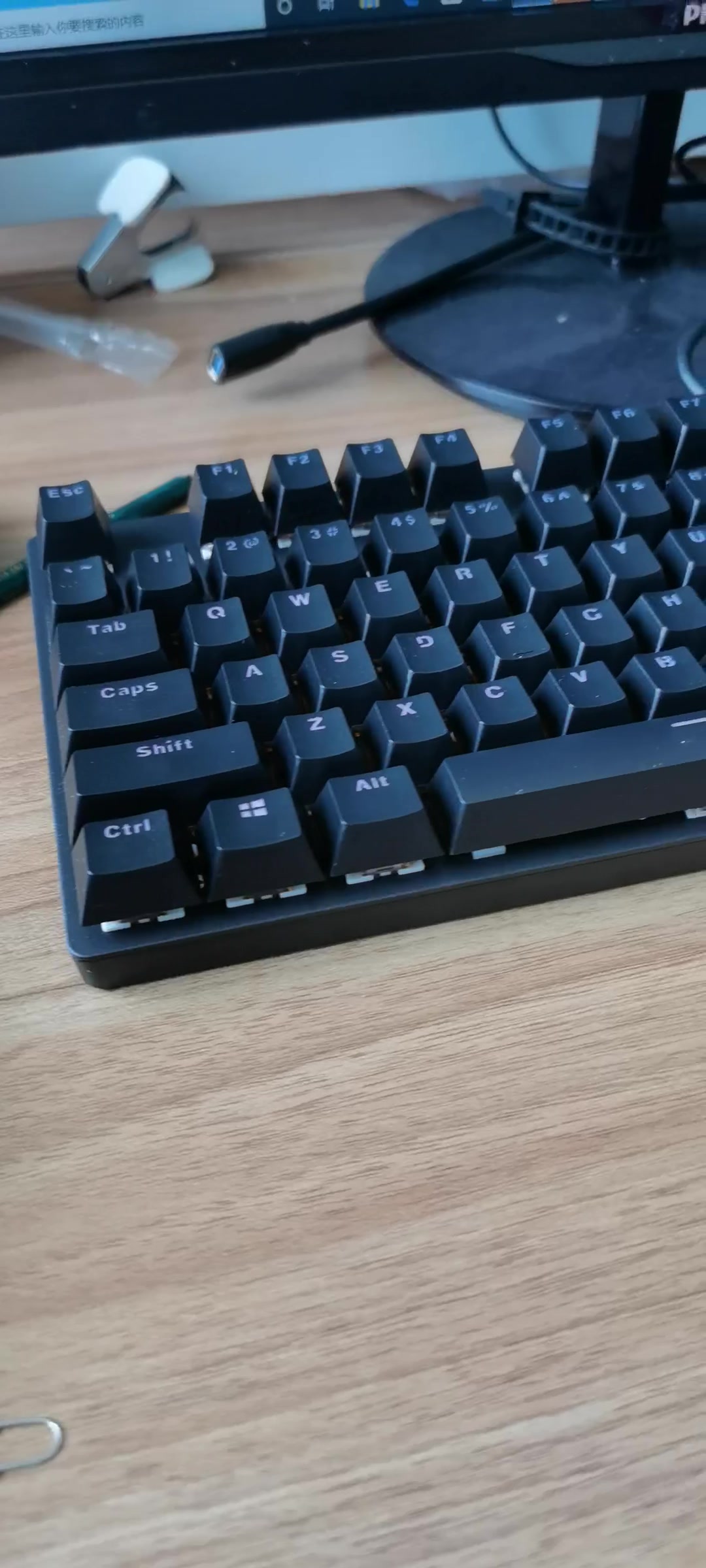 【雷柏v500pro】雷柏(rapoo) v500pro单光版 机械键盘 有线键盘 游戏